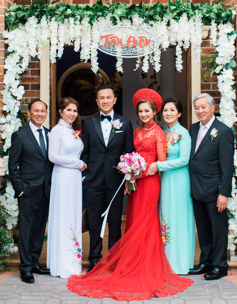 Ao Dai Wedding Bridesmaids